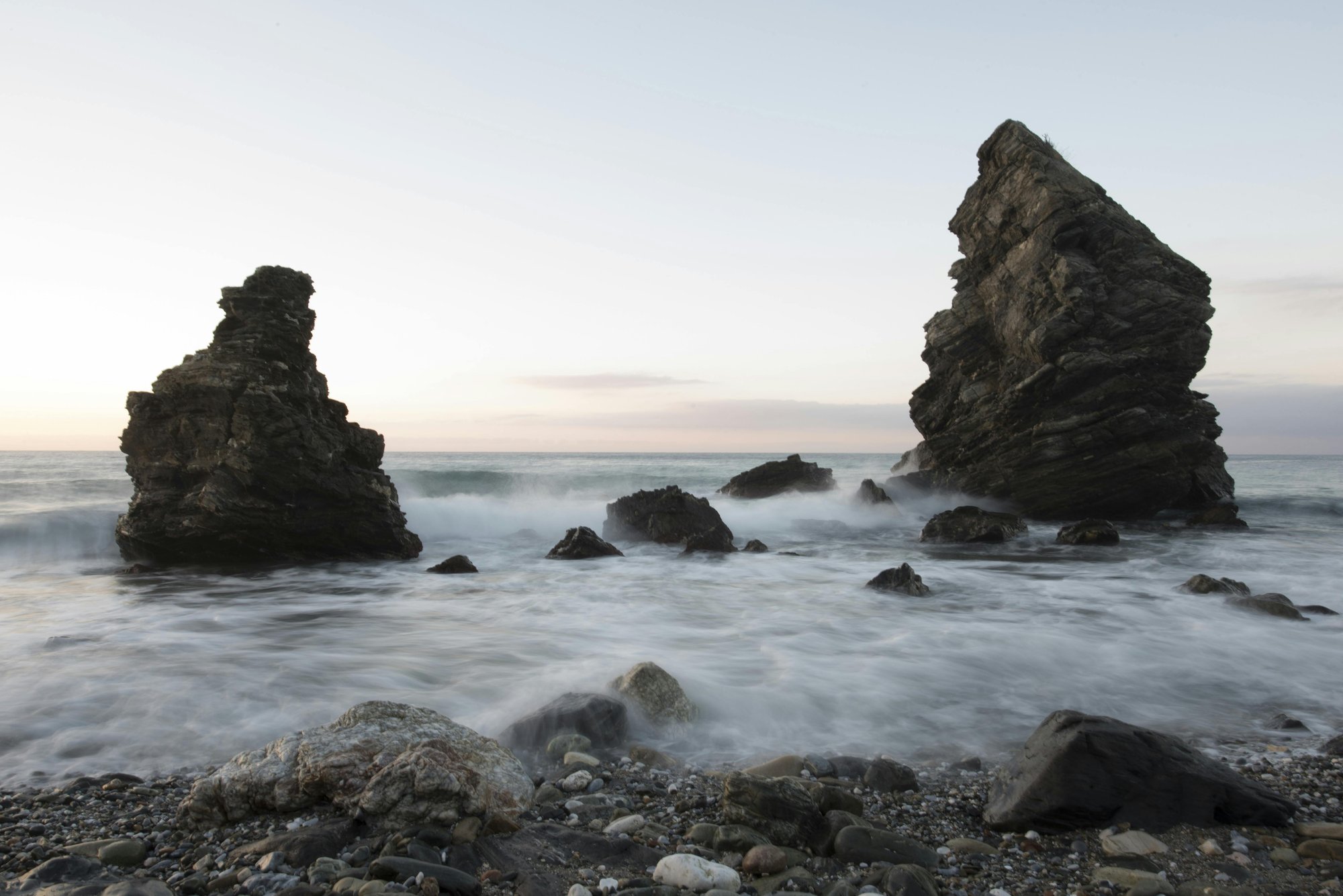rock towers in sea rock towers in sea