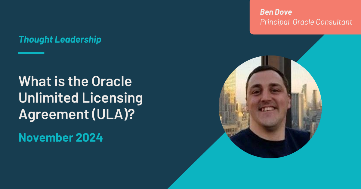 Oracle ULA blog image